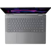 Lenovo Yoga 7i Aura Edition 2-in-1 ( 2026) Copilot+ PC - 3rd Series / Intel Core Ultra 7-355 / 14inch WUXGA / 1TB SSD / 32GB RAM / Shared Intel Graphics / Windows 11 Home / English & Arabic Keyboard / Luna Grey / Middle East Version - [83TC001XAX]