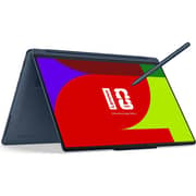 Lenovo Yoga 9i Aura Edition 2-in-1 (2026) Copilot+ PC - 3rd Series / Intel Core Ultra 7-355 / 14inch 2.8K WQXGA+ / 1TB SSD / 32GB RAM / Shared Intel Graphics / Windows 11 Home / English & Arabic Keyboard / Cosmic Blue / Middle East Version - [83SE002BAX]