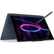 Lenovo Yoga 9i Aura Edition 2-in-1 (2026) Copilot+ PC - 3rd Series / Intel Core Ultra 7-355 / 14inch 2.8K WQXGA+ / 1TB SSD / 32GB RAM / Shared Intel Graphics / Windows 11 Home / English & Arabic Keyboard / Cosmic Blue / Middle East Version - [83SE002BAX]