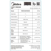 Midea Chest Freezer 418L White - MDRC565FZE01D