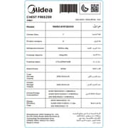 Midea Chest Freezer 293L White - MDRC411FZE01D