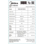 Midea Chest Freezer 198L White - MDRC284FZE01D