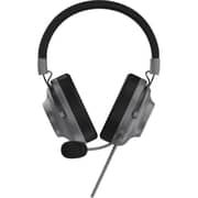 Seeken Soundbreeze Mirage Pro Leather Wired Over Ear Gaming Headphones Black
