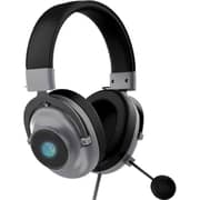 Seeken Soundbreeze Mirage Pro Leather Wired Over Ear Gaming Headphones Black