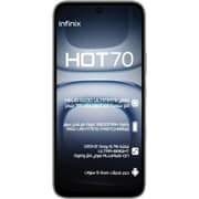 Infinix HOT 70 4G 256GB 6GB RAM Silver Dancer Dual Sim Smartphone