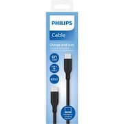 Philips Durable USB-C To USB-C Cable 2m Black - DLC4561CB/00