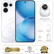 OPPO Reno16 Pro AI Phone Dual SIM 5G Pop White 12GB RAM 512GB With OPPO Enco Air4 + OPPO Magnetic Case + Botslab IP Camera - Middle East Version