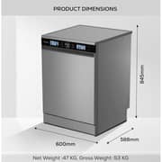 Bompani Free Standing Dishwasher - BO5021SN