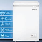Bompani Chest Freezer 99L White - BOCF150