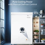 Bompani Chest Freezer 99L White - BOCF150