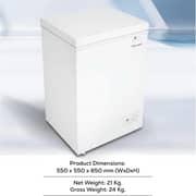 Bompani Chest Freezer 99L White - BOCF150
