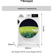 Bompani Front Load Washer & Dryer 8 kg / 5 kg - BO5289N