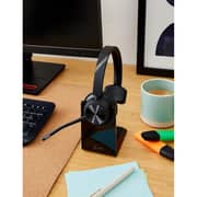 Poly Voyager 4310 UC Monoaural Wired Wireless Headphones with BT700 USB-A Dongle and Charging Stand Black