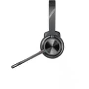 Poly Voyager 4310 UC Monoaural Wired Wireless Headphones with BT700 USB-A Dongle and Charging Stand Black