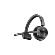 Poly Voyager 4310 UC Monoaural Wired Wireless Headphones with BT700 USB-A Dongle and Charging Stand Black