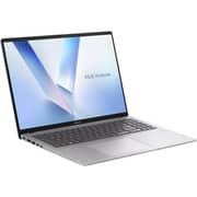 Asus Vivobook 16 (2025) Copilot+ PC - Snapdragon X X1-26-100 / 16inch WUXGA / 1TB SSD / 16GB RAM / Shared Qualcomm Adreno Graphics / Windows 11 Home / English Keyboard / Cool Silver / International Version - [X1607QA-IS56]