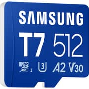 Samsung T7 MicroSDXC Memory Card 512GB Blue - MB-MB512T/WW