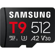Samsung T9 MicroSDXC Memory Card 512GB Black - MB-MH512T/WW