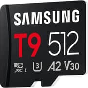 Samsung T9 MicroSDXC Memory Card 512GB Black - MB-MH512T/WW