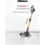 Nobel Handheld Vacuum Cleaner Gold/Grey - NVC665EX