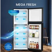 Nobel Top Mount Refrigerator 127L Dark Silver - NR190S