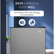 Nobel Top Mount Refrigerator 127L Dark Silver - NR190S