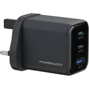 Powerology Volt-X Multiport Wall Charger Black - PWP5467BK