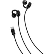 Powerology Voro Earhook Wired In Ear Earphone Black