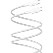 Pawa El-Claro Series Braided USB-C to USB-C Cable 1.2m White - PW12B100CCWH