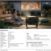 Pawa Lumen Mini Projector - PW-PPRJ7210