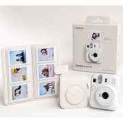 Fujifilm Instax Mini 13 Instant Film Camera Clay White with Gift Box