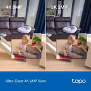 Tapo Pan/Tilt Home Security Wi-Fi Camera - C250