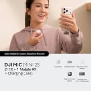 DJI Mic Mini 2S 1 Transmitter And 1 Mobile Receiver With Charging Case Grey/Black - MICMS200 1V1M