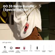 Inst360 Go 3S Classic Red Action Camera Retro Bundle - INST-CINSAATA-GO3S