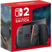 Nintendo Switch 2 Gaming Handheld Console 256GB Black - NS2MKSCWH + Mario Kart 8 Deluxe + Blade Kart Wheel Set