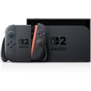 Nintendo Switch 2 Gaming Handheld Console 256GB Black - NS2MKSCWH + Mario Kart 8 Deluxe + Blade Kart Wheel Set