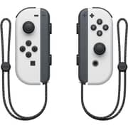 Nintendo Switch Joy Con OLED Handheld Console White - NSOWH3GAST + 3 Assorted Games