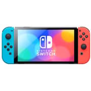 Nintendo Switch OLED 64GB Neon Blue/Red + 3 Assorted Games