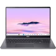 Acer Chromebook Plus 516 (2023) Laptop - 13th Gen / Intel Core i3-1315U / 16inch / 128GB SSD / 8GB RAM / Shared Intel UHD Graphics / ChromeOS / English Keyboard / Steel Grey / International Version - [CB516-1H-31UE]