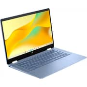 HP Chromebook 2-in-1 Convertible (2023) Laptop - Intel N100 / 14inch HD / 64GB SSD / 4GB RAM / Shared Intel UHD Graphics / ChromeOS / English Keyboard / Sky Blue / International Version - [14B-CD0013DX]