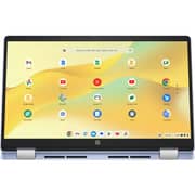 HP Chromebook 2-in-1 Convertible (2023) Laptop - Intel N100 / 14inch HD / 64GB SSD / 4GB RAM / Shared Intel UHD Graphics / ChromeOS / English Keyboard / Sky Blue / International Version - [14B-CD0013DX]
