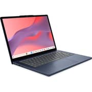 Lenovo Chrome 14M8911 (2026) Laptop - Mediatek Kompanio-540 / 14inch WUXGA / 128GB SSD / 8GB RAM / Shared Arm Mali-G57 MC2 GPU / ChromeOS / English Keyboard / Cosmic Blue / International Version - [83SX0001US]
