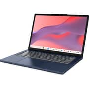Lenovo Chrome 14M8911 (2026) Laptop - Mediatek Kompanio-540 / 14inch WUXGA / 128GB SSD / 8GB RAM / Shared Arm Mali-G57 MC2 GPU / ChromeOS / English Keyboard / Cosmic Blue / International Version - [83SX0001US]
