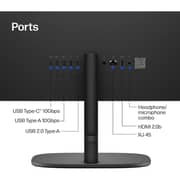 HP OmniStudio All-in-One (2026) -Desktop - AMD Ryzen AI 5-430 / 23.8inch FHD / 512GB SSD / 16GB RAM / Shared AMD Radeon 840M Graphics / Windows 11 Home / English Keyboard / Jet Black / International Version - [24-CW0024]
