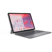 Lenovo Chromebook Duet 11M889 2-in-1 Detachable (2024) Laptop - MediaTek Kompanio-838 / 10.95inch WUXGA / 128GB SSD / 4GB RAM / Shared Arm Mali-G57 MC3 Graphics / ChromeOS / Luna Grey / English Keyboard / International Version - [83HH0002US]