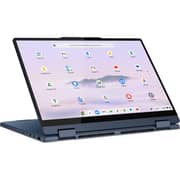 Lenovo Chromebook Plus 14ITN10 2-in-1 Convertible (2025) Laptop - Intel Core 3-N355 / 14inch WUXGA / 128GB SSD / 8GB RAM / Shared Intel Graphics / ChromeOS / English Keyboard / Cosmic Blue / International Version - [83LN0004US]