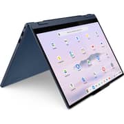 Lenovo Chromebook Plus 14ITN10 2-in-1 Convertible (2025) Laptop - Intel Core 3-N355 / 14inch WUXGA / 128GB SSD / 8GB RAM / Shared Intel Graphics / ChromeOS / English Keyboard / Cosmic Blue / International Version - [83LN0004US]