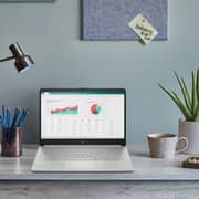 HP (2025) Laptop - Intel N150 / 14inch HD / 128GB SSD / 4GB RAM / Shared Intel Graphics / Windows 11 Home / English Keyboard / Natural Silver / International Version - [14-DQ6101DX]