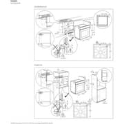 Electrolux 300 Series Built-in Gas Oven 68L Black - KOGEE00K