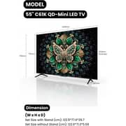 TCL 55inch C61K 4K UHD QD-MiniLED Google Television (2026 Model) - 55C61K - International Version